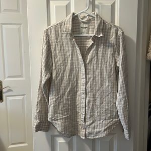 Abercrombie oversized long-sleeve resort shirt